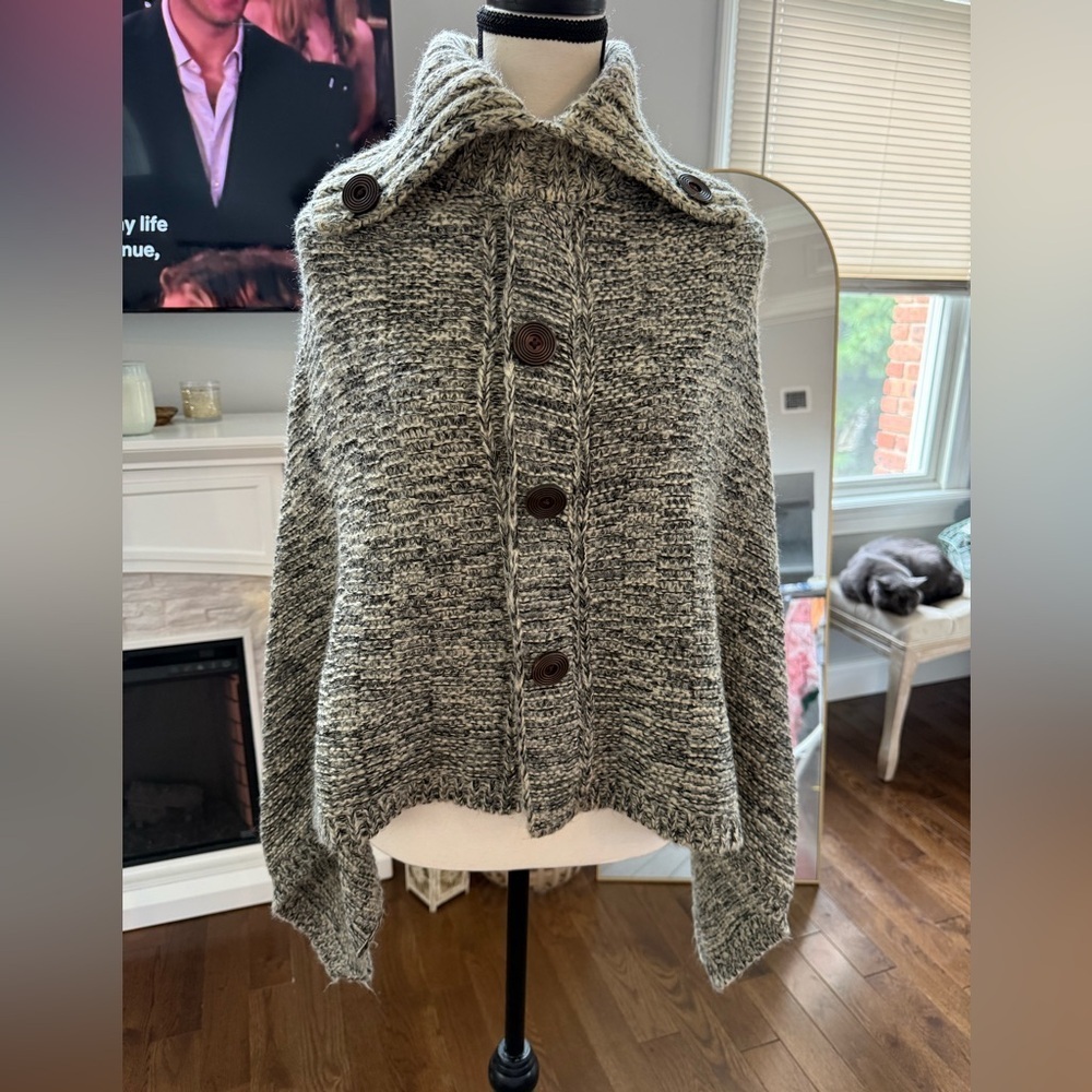 Button-Up Women's Sweater